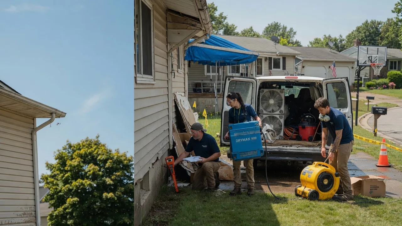 Ceiling Leak Cleanup in West Union, IL near me